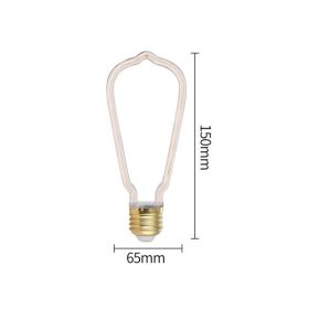 Led Bulb E27 Screw Port Retro Soft Filament Bulb Idea (Option: A-Milky Cover)