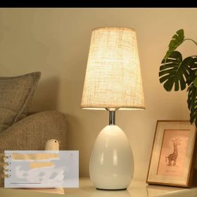 Touch Dimmable Bedside Table Lamp In Bedroom (Option: Type A white light-Dimming switch)