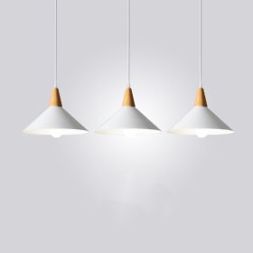 Chandelier Japanese Minimalist Tea Room Table Light Bar Lighting Creative Bedroom Bedside Lamp (Option: Triple lamp-Three color dimming)