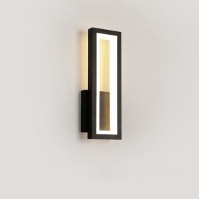 Personality Corridor Wall Light Modern Simple Living Room Background (Option: Black S-Three color light)