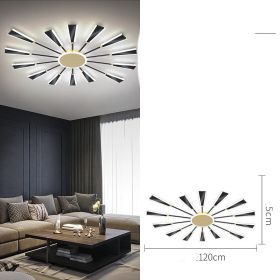 Nordic Ceiling Lamp Led Living Room (Option: 15heads of white light)