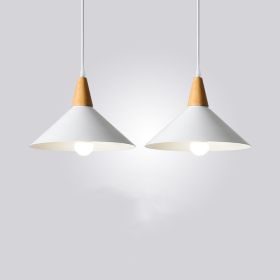 Chandelier Japanese Minimalist Tea Room Table Light Bar Lighting Creative Bedroom Bedside Lamp (Option: Two lamps-Three color dimming)