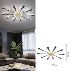 Nordic Ceiling Lamp Led Living Room (Option: 11heads of white light)